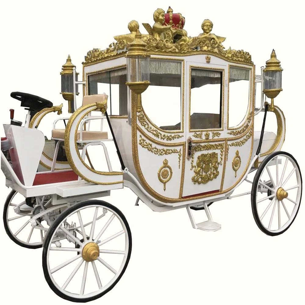 2020 New Design Factory Price Luxury Used Horse Drawn Royal Horse Carts/Horse Wagons/Horse Carriages for Sale