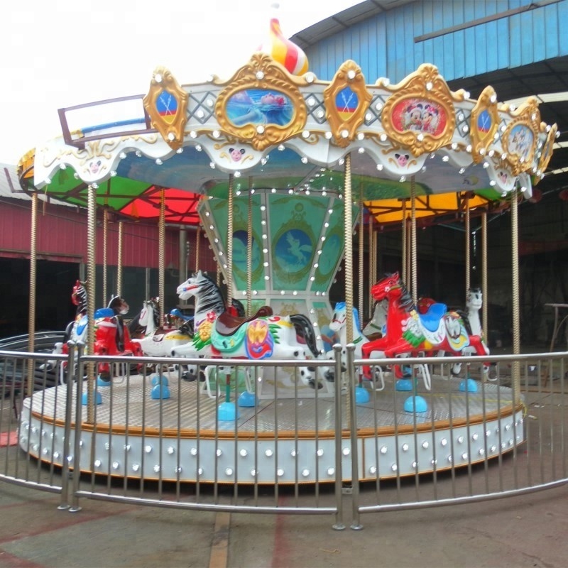 Luxury  Carousel Outdoor Playground backyard amusement rides