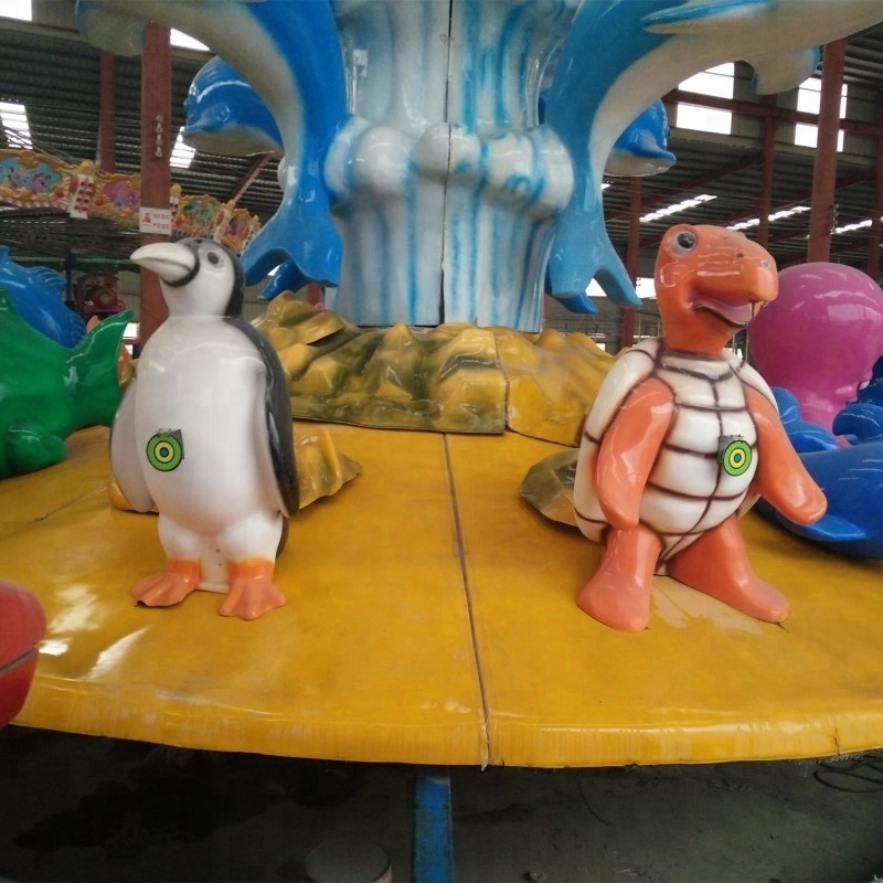 Baolurides  Amusement Park Water Shooting Games Fighting Shark Island Rides