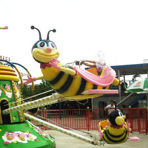 Indoor Amusement Arcade Game Machine Happy Flying Honeybee Rides