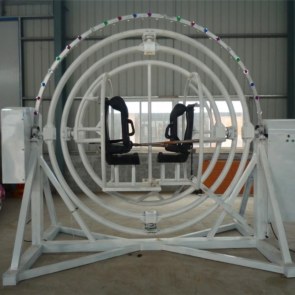 Amazing indoor and outdoor amusement ride human gyroscope for sale