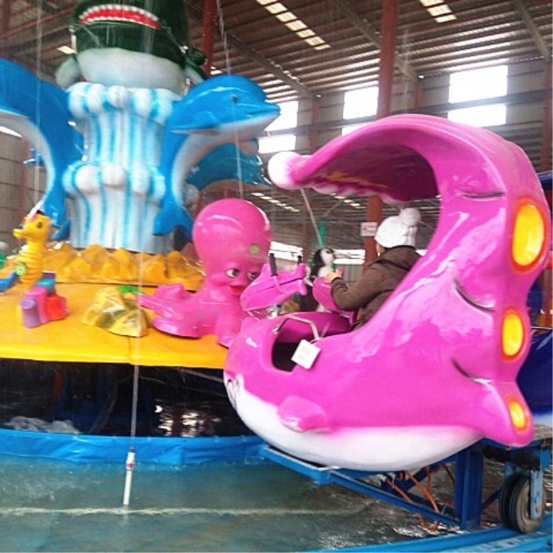 Baolurides  Amusement Park Water Shooting Games Fighting Shark Island Rides