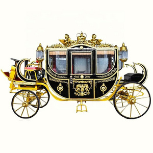 2020 New Design Factory Price Luxury Used Horse Drawn Royal Horse Carts/Horse Wagons/Horse Carriages for Sale