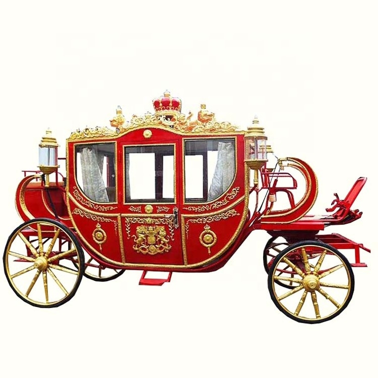 2020 New Design Factory Price Luxury Used Horse Drawn Royal Horse Carts/Horse Wagons/Horse Carriages for Sale