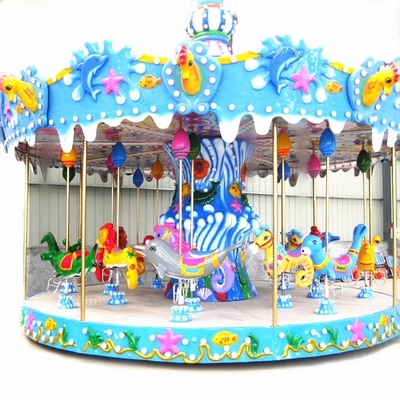 Hot Sales 16 Seats Amusement Park Carousel Game Machine Merry Go Round Rides Horses for Sale