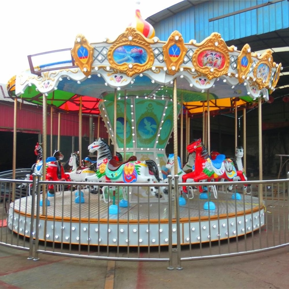 Hot Sales 16 Seats Amusement Park Carousel Game Machine Merry Go Round Rides Horses for Sale