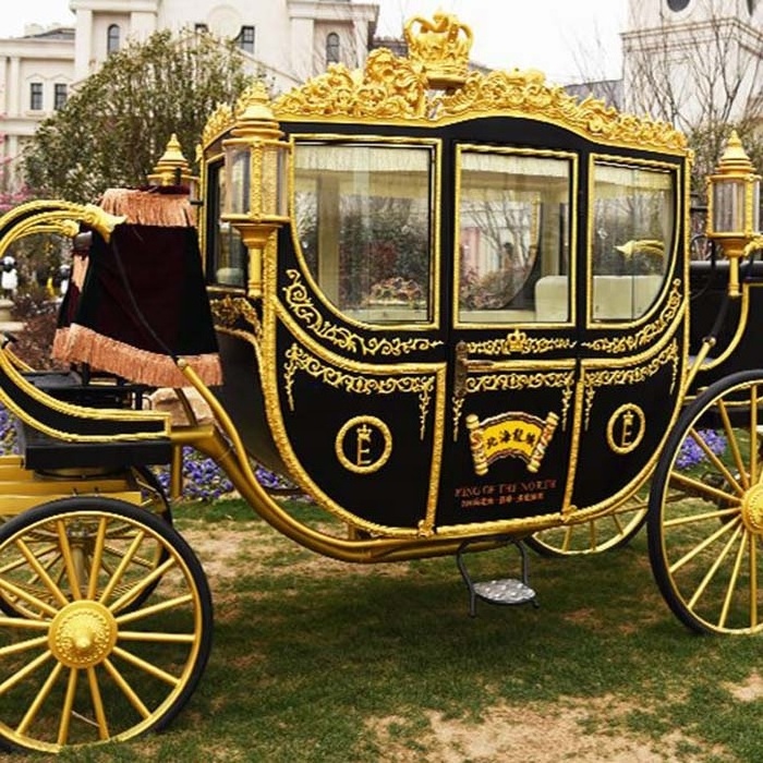 2020 New Design Factory Price Luxury Used Horse Drawn Royal Horse Carts/Horse Wagons/Horse Carriages for Sale