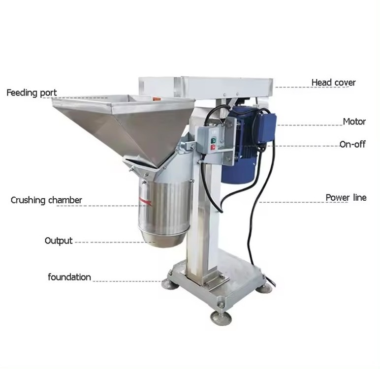 Industrial Garlic Onion Chopper For Restaurants Stainless Steel Mash Potatoes Machine Chilli Paste Making Machine