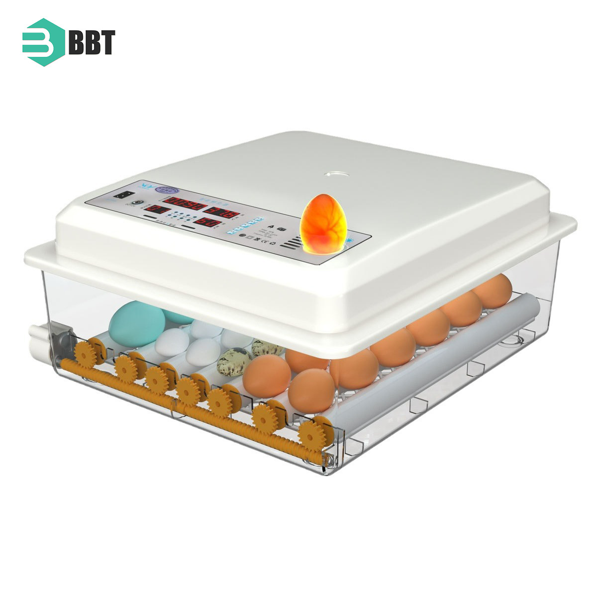 Hot Sale 16/36/64/120/176 Eggs Fully Automatic Incubator Hatching Eggs Machine Chicken Mini Egg Incubators