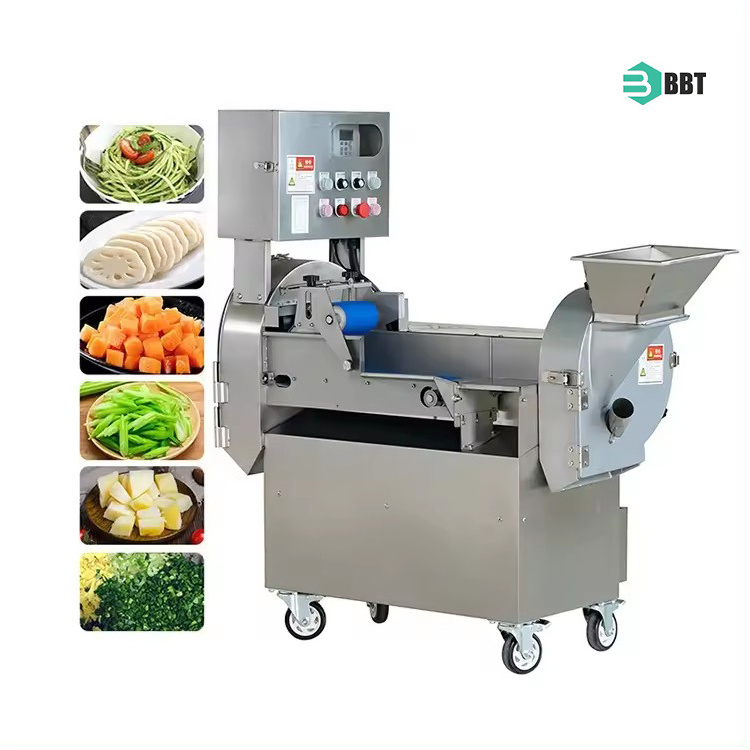 Industrial Vegetable Fruit Onion Garlic Ginger Sweet Potato Carrot Dicer Cutter Slicer Machine