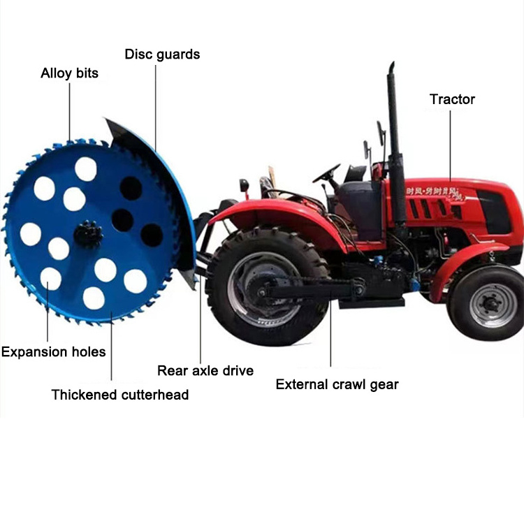 High Speed Disc Trencher/Chain Trencher/Ditching Machine For Pipeline Laying