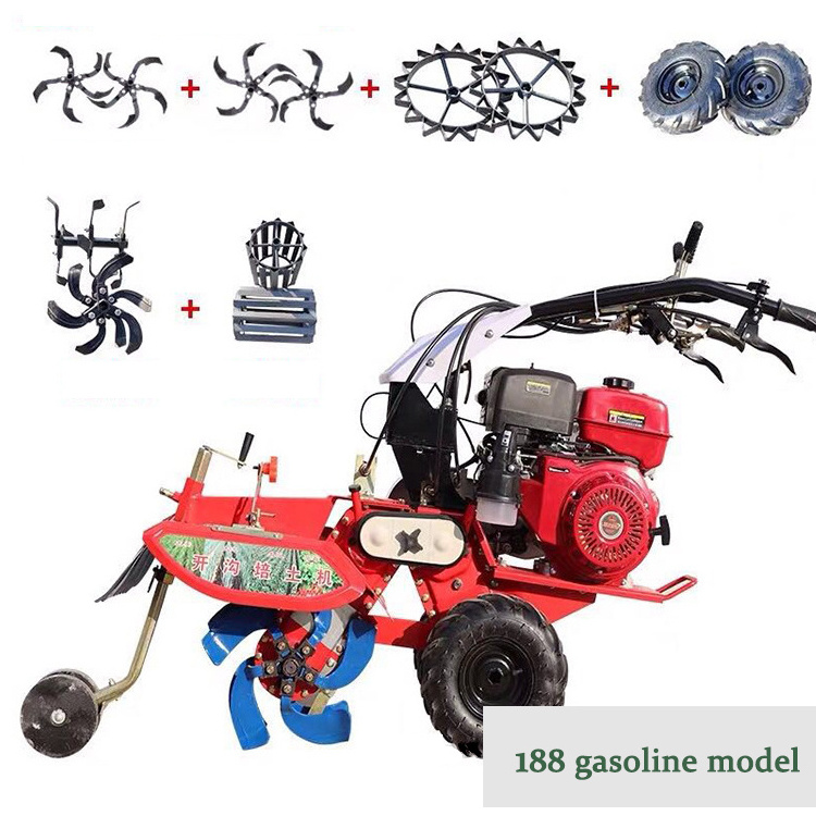 Factory Direct Supply Walking Tractor Mini Cultivator Power Agriculture Rotary Tiller Blades Riding Cultivators Tiller Rotary