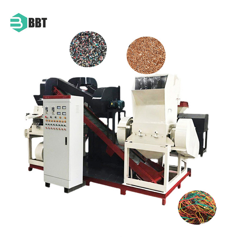 Cost-Effective Flat Cable Separator Machine Copper Plastic Separating Machine Scrap Wire Recycling Machine For Sale