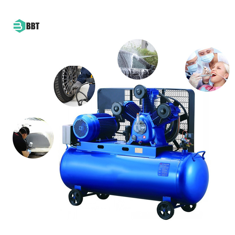 Dental Clinic Air Compressor Piston Driven Air Compressor For Car Wash