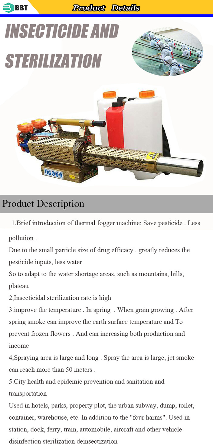 Fumigation Fogging Disinfectent Machine Ready To Ship Fog Sprayer For Sale