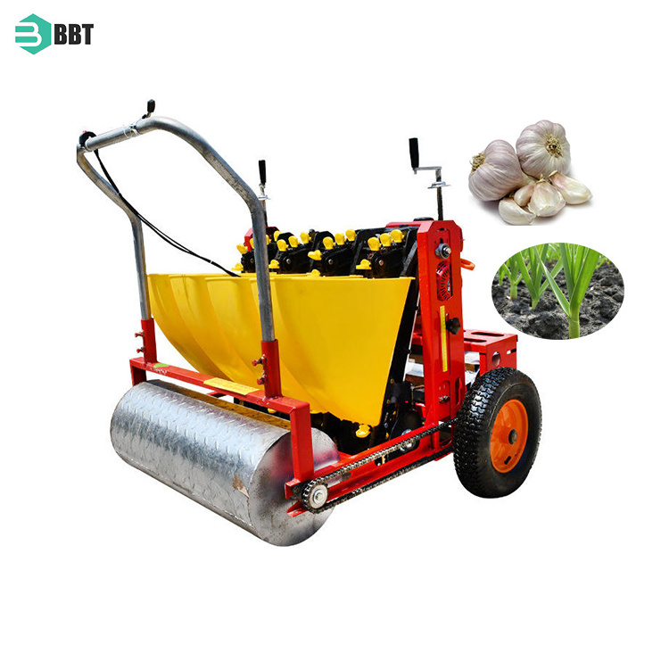 Agricultural Machinery 2 Rows 4 Rows Garlic Seed Drill Seeder Planting Machine Hand Planter For Garlic