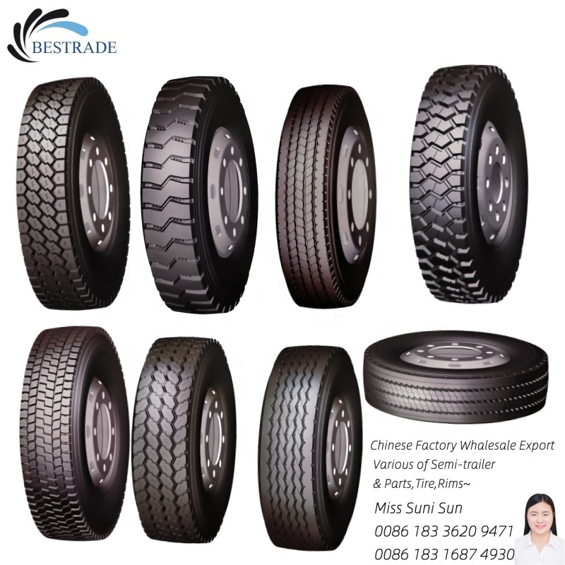 Manufactures In China Semi Truck Tyres Tires Radial Tyer 18Pr 11R22.5 12R22.5 13R22.5 For Truck Bus Passenger Car