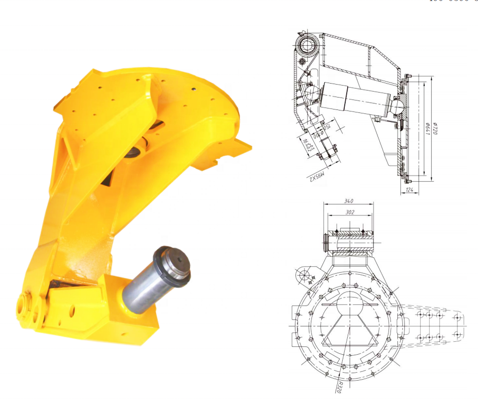 Special  Self-Steering Hydraulic Swinging-Arm Short Nicholas Goedhof Axles For Semi-Trailer