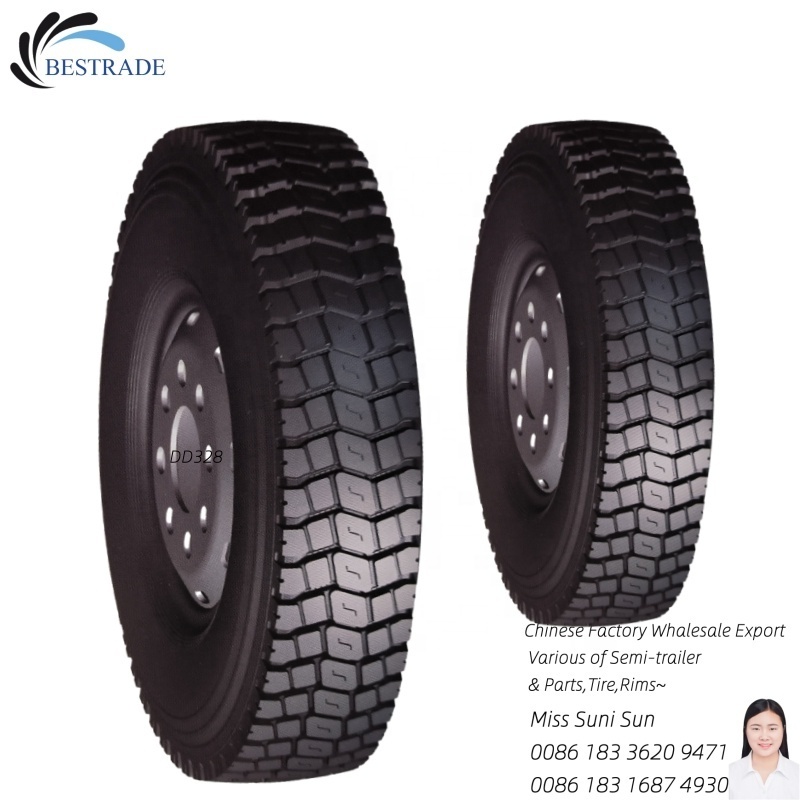 Dot-Certified Tires For Trucks 22 5 24 5 Low Flat Truck Tires 16 18 Pr  11R 22  All Position Pattern