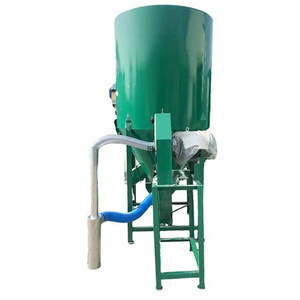 Chicken Cattle Pig Farm TMR Vertical Mixer And Crusher Powder Mixing And Grinding Machine Grinder And Mixer For Animal Feed