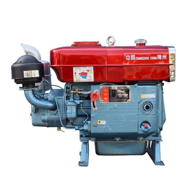 Chinese water cooled single cylinder diesel engine 15hp diesel engine for sale