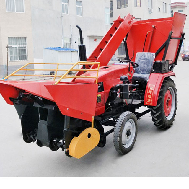 Walking tractor mounted sweet corn harvester for sale