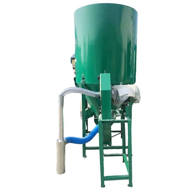 Chicken Cattle Pig Farm TMR Vertical Mixer And Crusher Powder Mixing And Grinding Machine Grinder And Mixer For Animal Feed