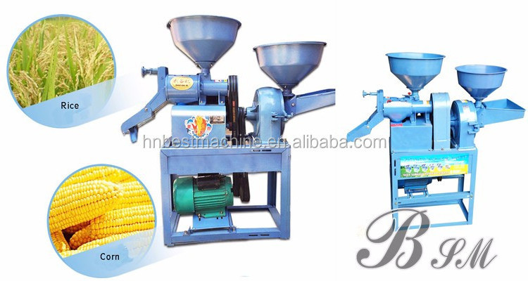 Low price Thailand rice milling machine/Rice Mill Combined With Grain Grinder