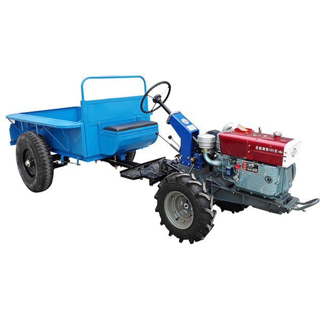 Farm Mini Diesel Hand Walking Tractor Motocultor 20hp Power Tiller Walking Tractor