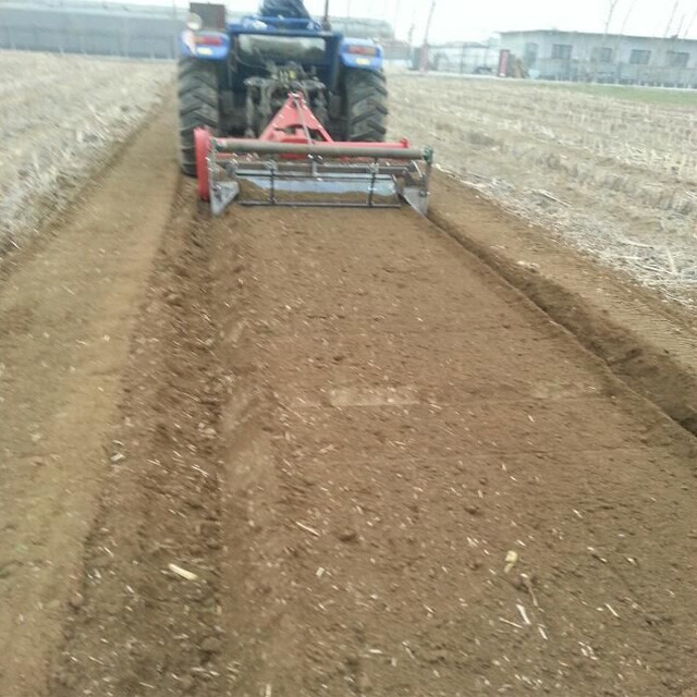 Agriculture machine bed former seedbed shaper rotary tiller with ridging machine