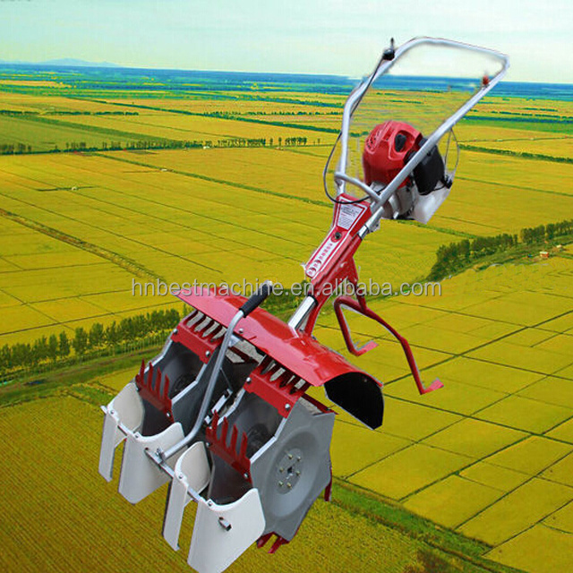 Philippines Small Farm Weeding Machine / 2 row paddy field weeder for sale