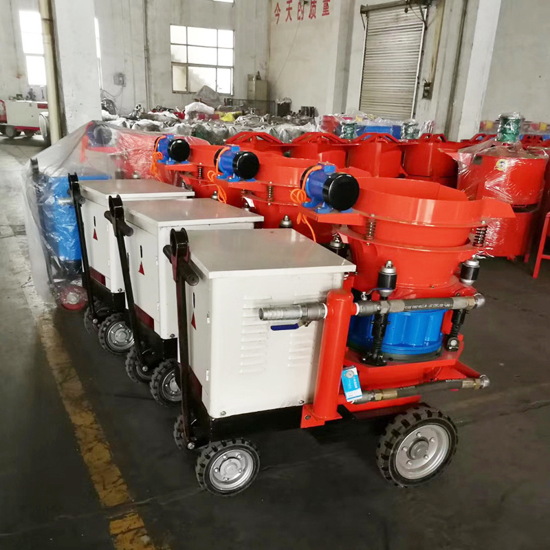 High Quality Orange Concrete Spray Gunite Shotcrete Machine Electric Concrete Shotcrete Machine