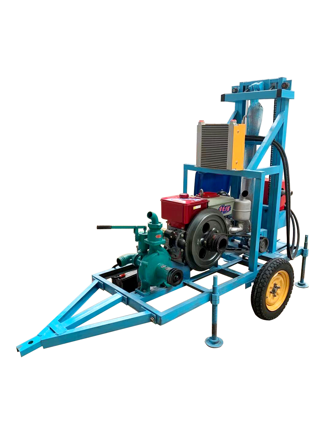 Good Quality Water Well Drillers 100m 150m 200m 300m Steel Crawler Mounted Rotary Portable Water Well Drilling Rig Machine