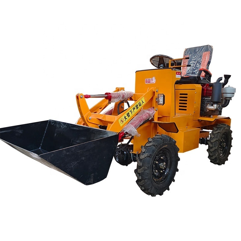 1.5t Mini Articulated Wheel Loader Zl15f With Yunnei Engine Front End Loader With Single Joystick Mechanical Pilot Control