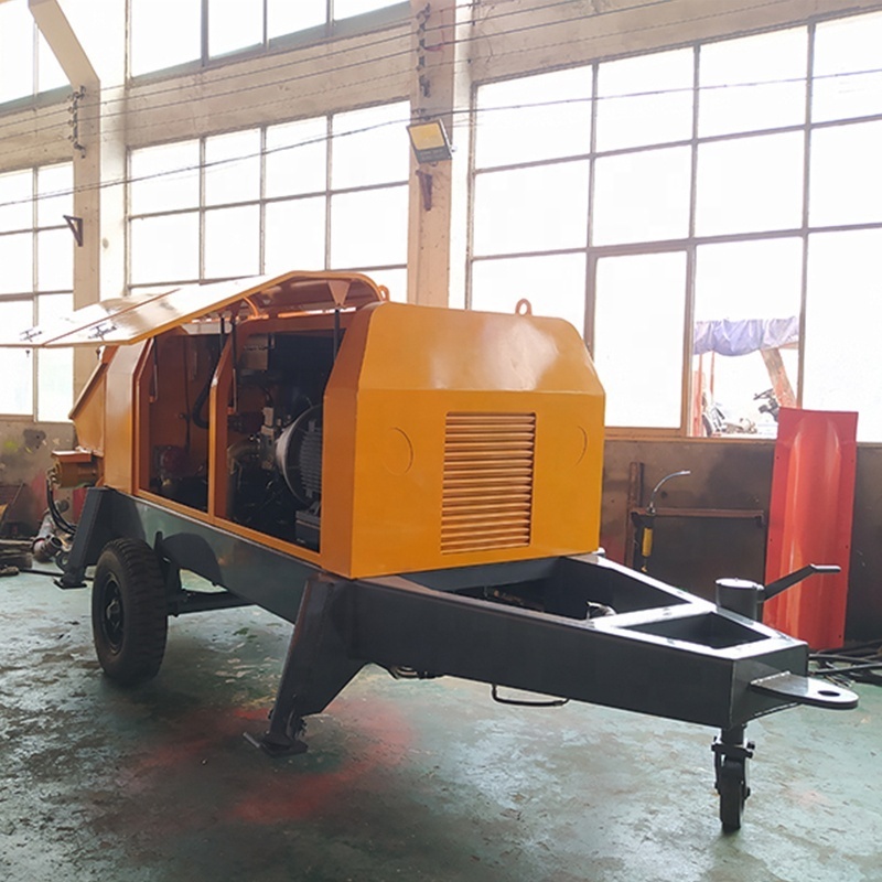 Factory secondary structure column pump concrete pumping machines small cement pump