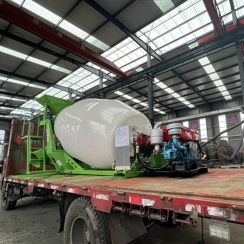 Factory price concrete truck mixer drum price drum concrete cement mixer concrete ribbon mixer truck plant drum washing design