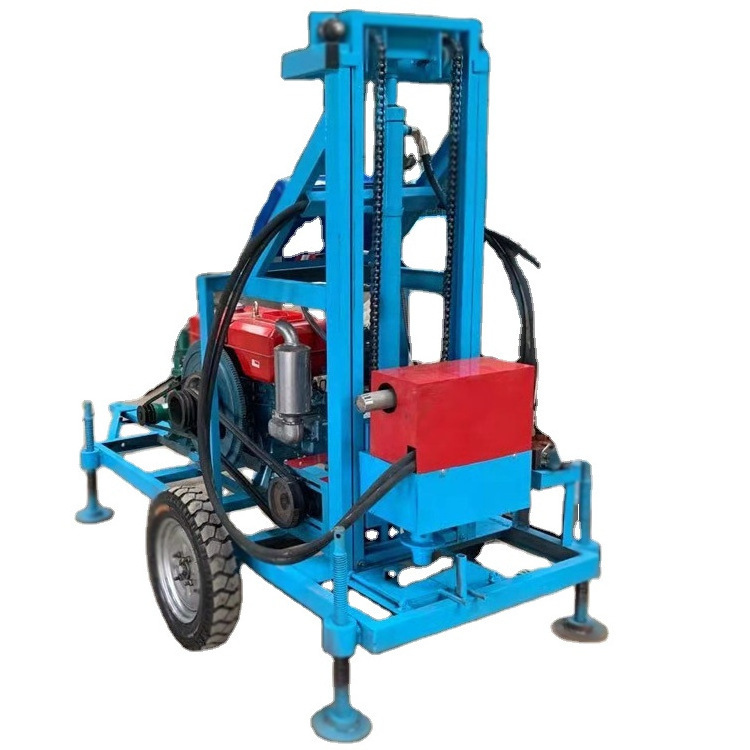 Good Quality electric water well drilling rig Cheaper Price Mini Water Well Drilling Rig Used For 100 meters Drill