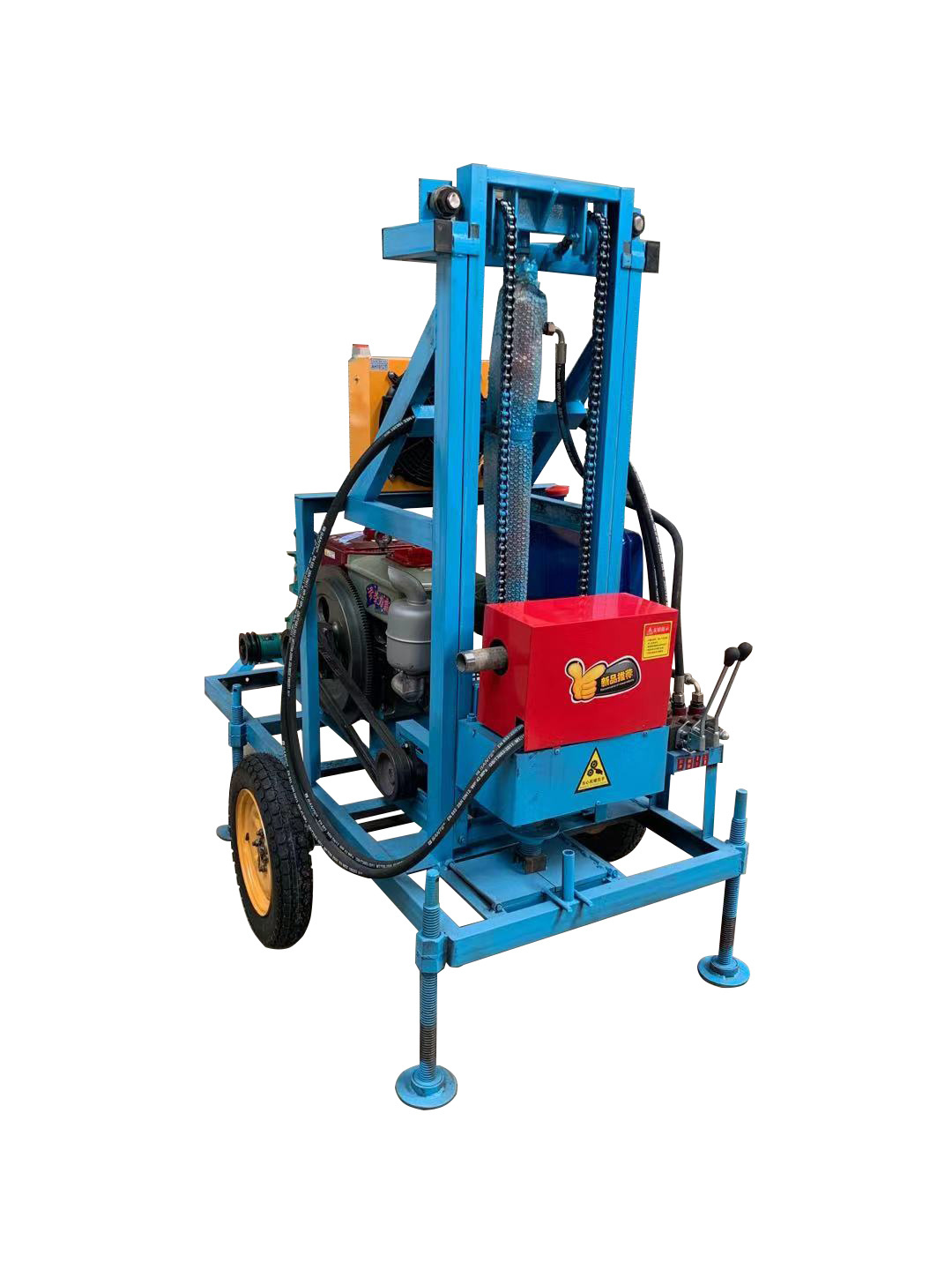 Good Quality Water Well Drillers 100m 150m 200m 300m Steel Crawler Mounted Rotary Portable Water Well Drilling Rig Machine