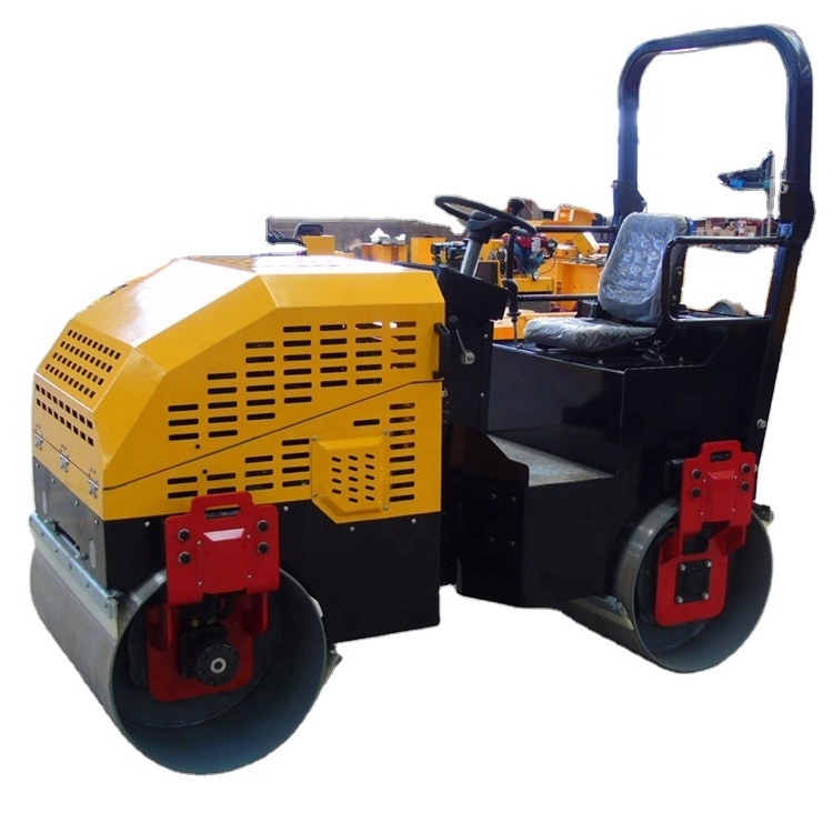 mini road roller construction machine road roller hand mini vibrating compactor double compact road rollers