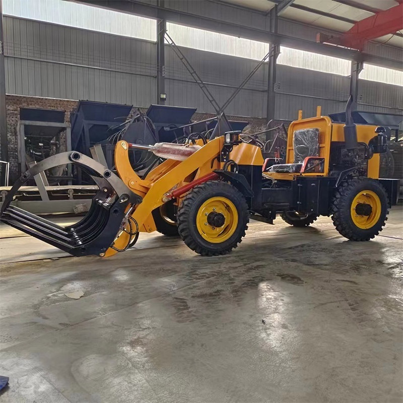 1.5t Mini Articulated Wheel Loader Zl15f With Yunnei Engine Front End Loader With Single Joystick Mechanical Pilot Control