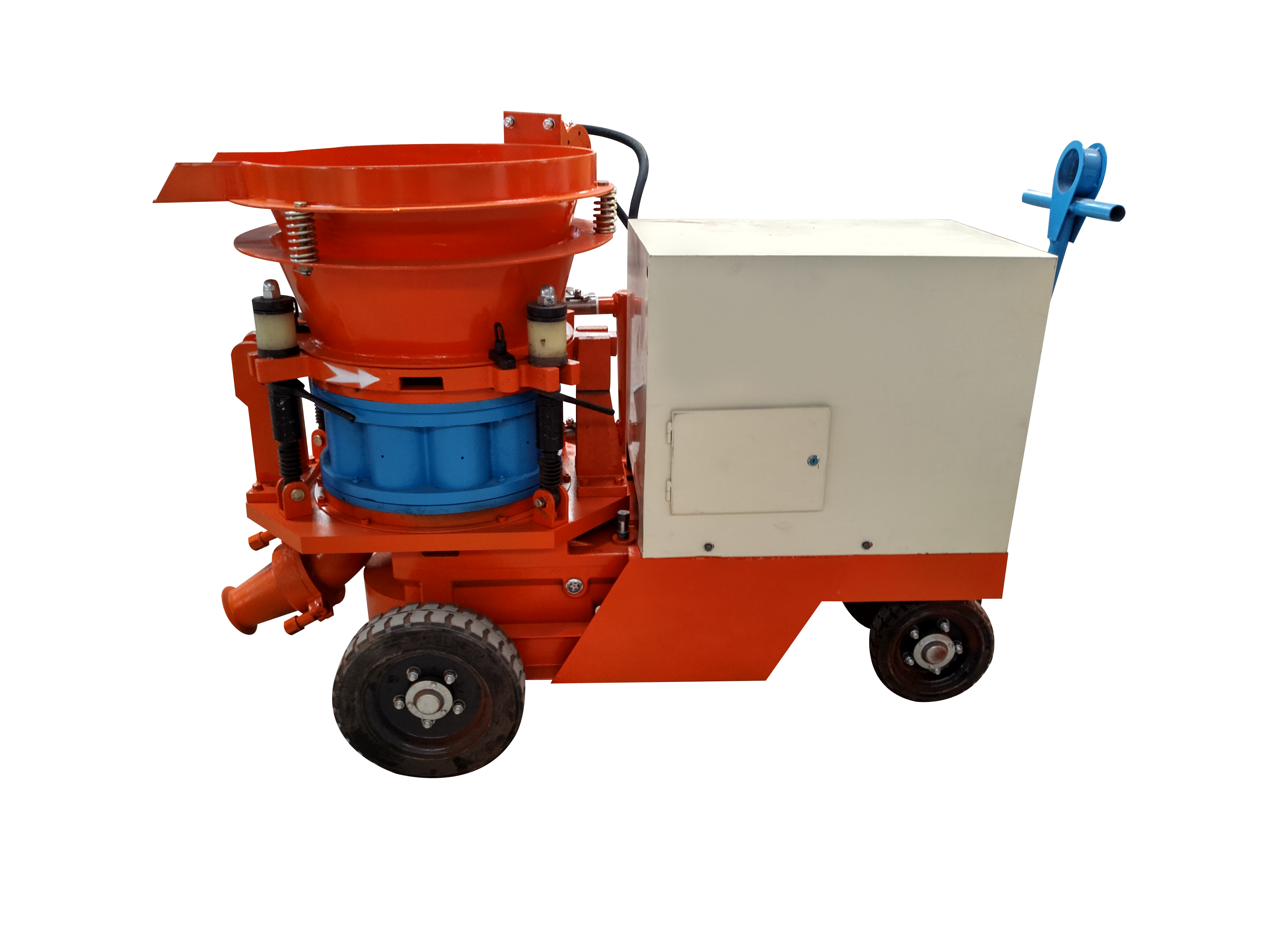 Series Dry Concrete Spray Machine Shotcreting Guniting Machine For Construction Slope Engineering