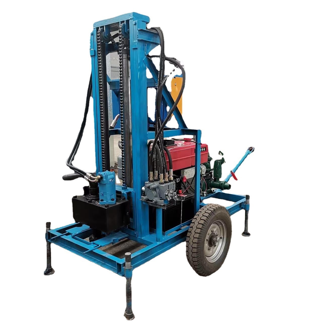 Good Quality electric water well drilling rig Cheaper Price Mini Water Well Drilling Rig Used For 100 meters Drill