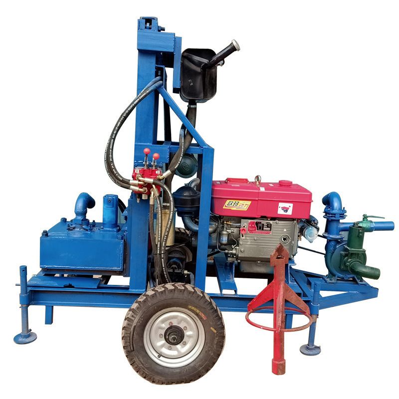 Good Quality electric water well drilling rig Cheaper Price Mini Water Well Drilling Rig Used For 100 meters Drill