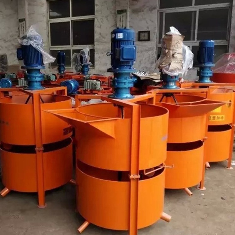 Concrete Cement Sand Block Raw Material Pan Mixer