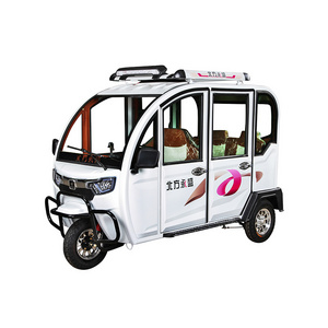 Electric Tricycle Passenger Closed Style Electric Three Wheelers For passenger taxi