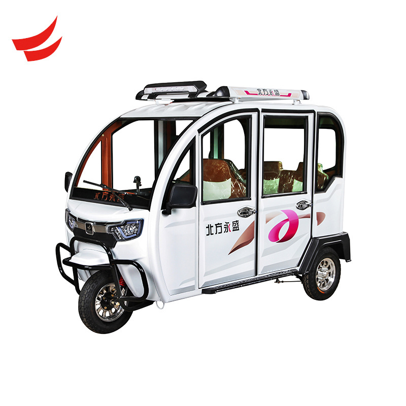 Electric Tricycle Passenger Closed Style Electric Three Wheelers For passenger taxi