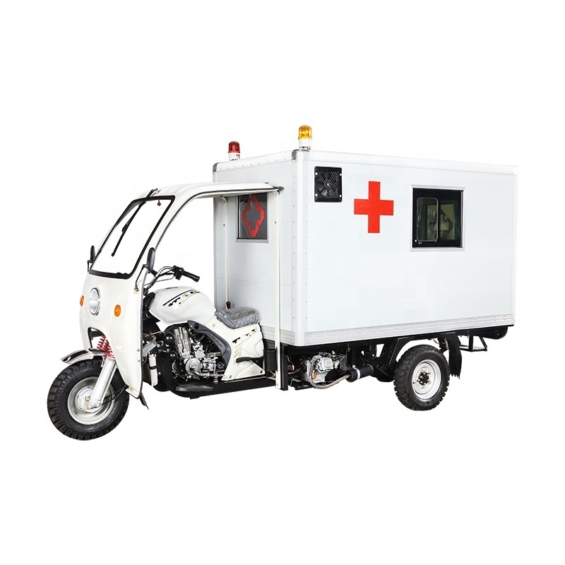 tricycle ambulance three wheel gasoline motorcycle