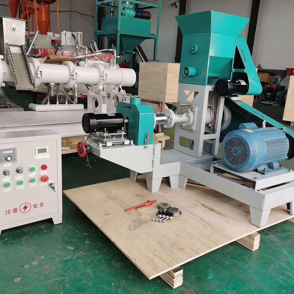 Small Sinking Fish Rainbow Trout Feed Machine Floating Fish Feed Mill Extruder Machine