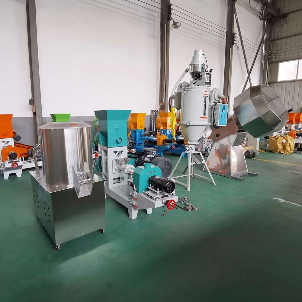 80KG Capacity Sinking Rainbow Trout Fish Feed Extruder Small Extruder Machine Fish Feed Float