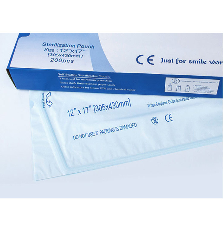 self seal pouches disposable sterilization medical packaging for Surgical tools